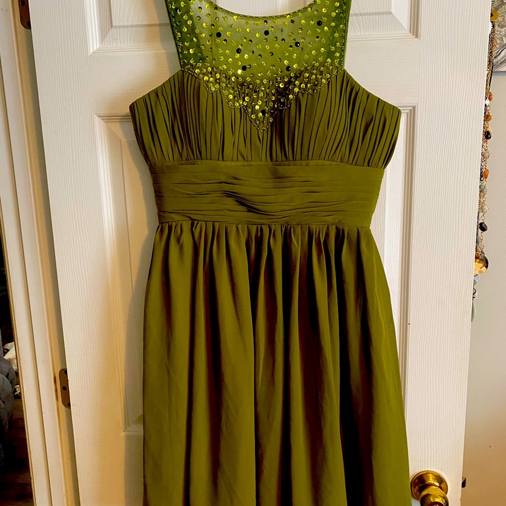 Green Short Cocktail Dress